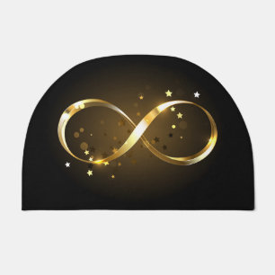 Golden Infinity Symbol Doormat