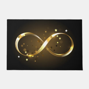 Golden Infinity Symbol Doormat