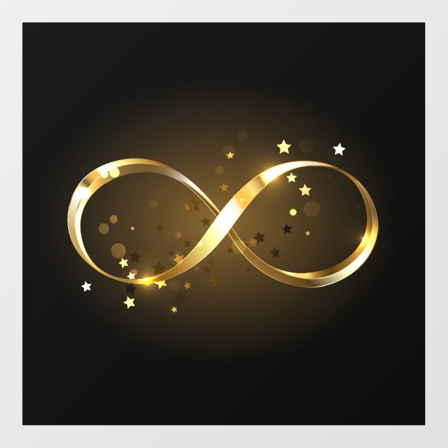 Golden Infinity Symbol Floor Decals (Front)