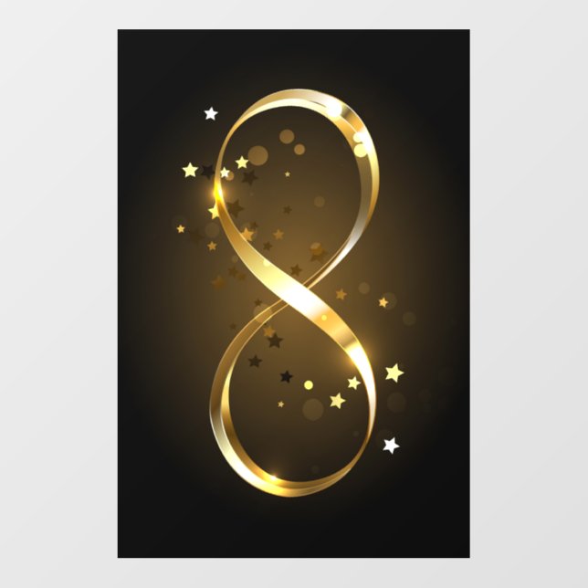 Golden Infinity Symbol Floor Decals (Front)