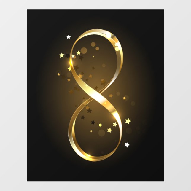 Golden Infinity Symbol Floor Decals (Front)