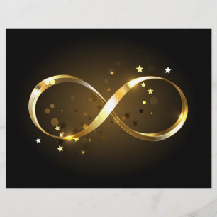 Golden Infinity Symbol Flyer