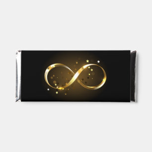 Golden Infinity Symbol Hershey Bar Favors