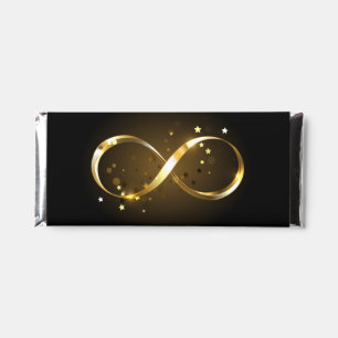 Golden Infinity Symbol Hershey Bar Favors