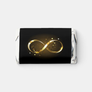 Golden Infinity Symbol Hershey's Miniatures