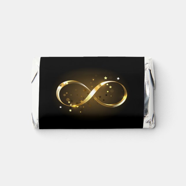 Golden Infinity Symbol Hershey's Miniatures (Front)