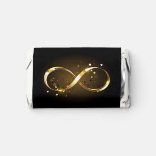 Golden Infinity Symbol Hershey's Miniatures