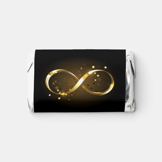 Golden Infinity Symbol Hershey's Miniatures (Front)