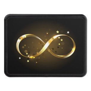 Golden Infinity Symbol Hitch Cover