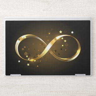 Golden Infinity Symbol HP Laptop Skin
