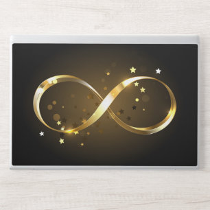 Golden Infinity Symbol HP Laptop Skin