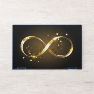 Golden Infinity Symbol HP Laptop Skin