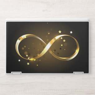 Golden Infinity Symbol HP Laptop Skin