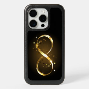 Golden Infinity Symbol iPhone 15 Pro Case