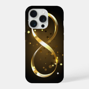 Golden Infinity Symbol iPhone 15 Pro Case