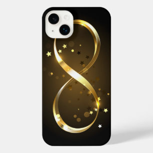 Golden Infinity Symbol iPhone 14 Plus Case