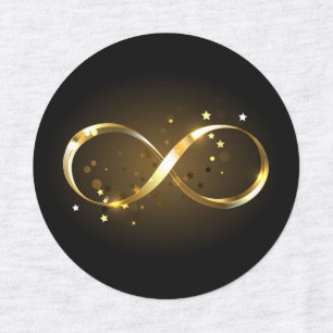 Golden Infinity Symbol Labels