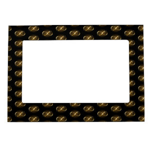 Golden Infinity Symbol Magnetic Frame
