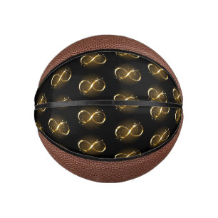 Golden Infinity Symbol Mini Basketball