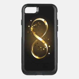 Golden Infinity Symbol OtterBox Commuter iPhone SE/8/7 Case