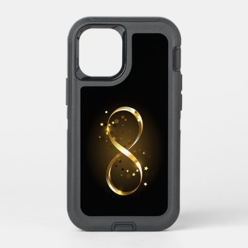 Golden Infinity Symbol OtterBox Defender iPhone 12 Mini Case