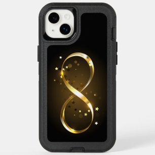 Golden Infinity Symbol OtterBox iPhone 14 Plus Case