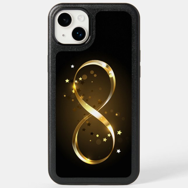 Golden Infinity Symbol Otterbox iPhone Case (Back)