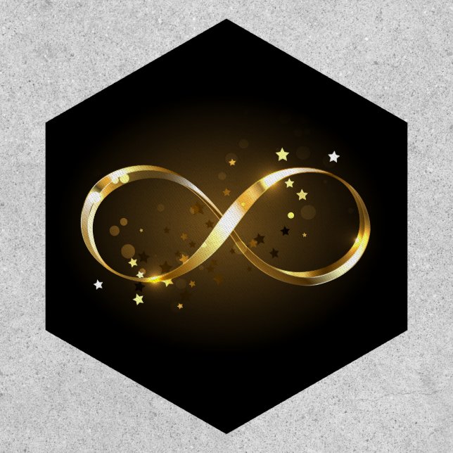 Golden Infinity Symbol Patch (Front)