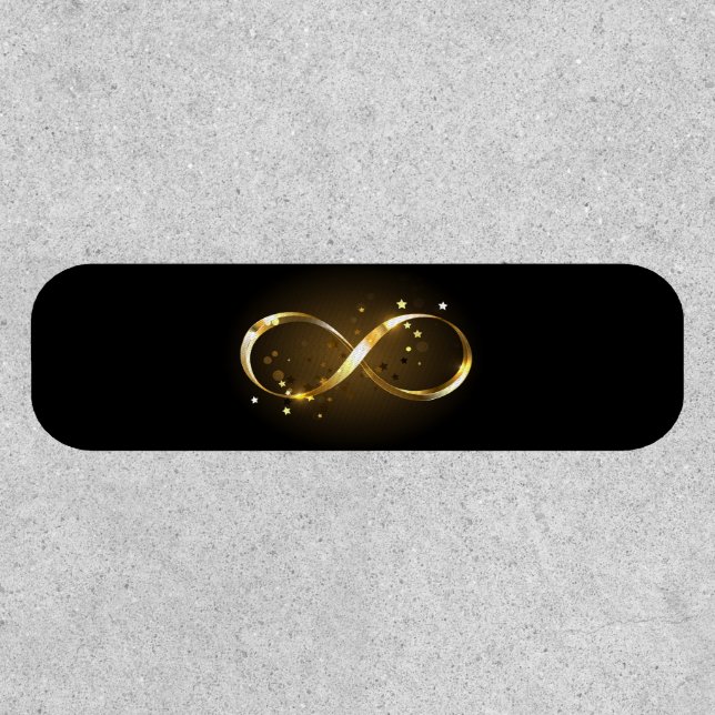 Golden Infinity Symbol Patch (Front)