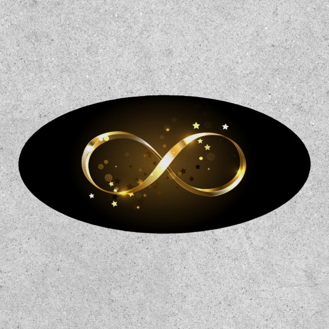 Golden Infinity Symbol Patch (Front)