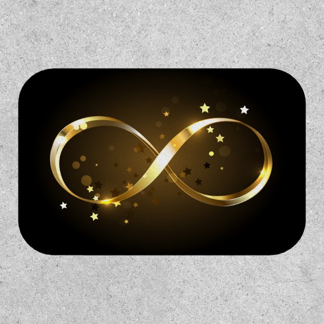 Golden Infinity Symbol Patch (Front)