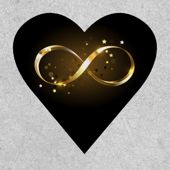 Golden Infinity Symbol Patch (Front)