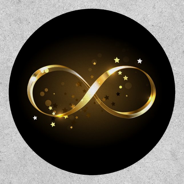 Golden Infinity Symbol Patch (Front)
