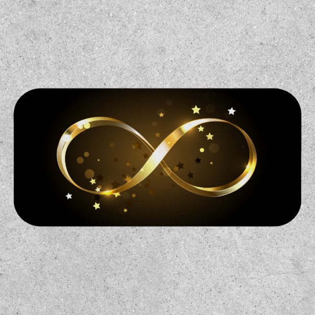 Golden Infinity Symbol Patch (Front)