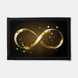 Golden Infinity Symbol Pennant