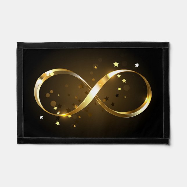 Golden Infinity Symbol Pennant (Front)