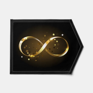 Golden Infinity Symbol Pennant