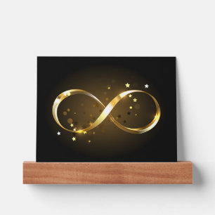Golden Infinity Symbol Picture Ledge
