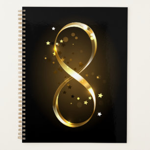Golden Infinity Symbol Planner
