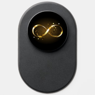 Golden Infinity Symbol PopSocket