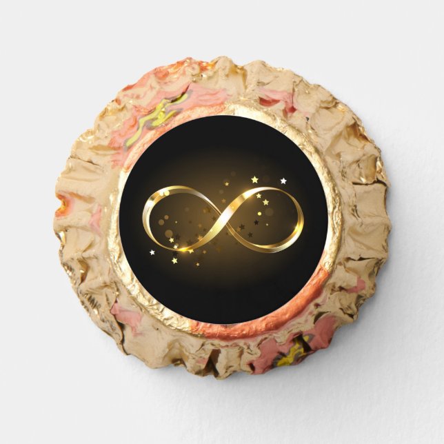 Golden Infinity Symbol Reese's Peanut Butter Cups (Front)
