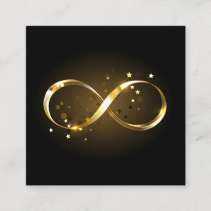 Golden Infinity Symbol Referral Card
