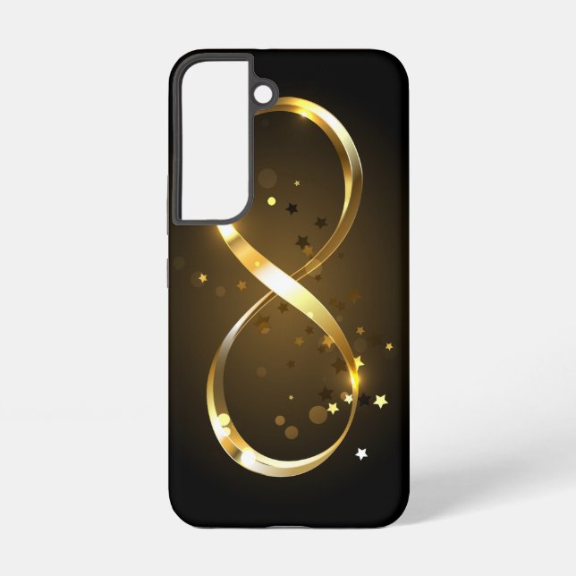 Golden Infinity Symbol Samsung Galaxy Case (Back)