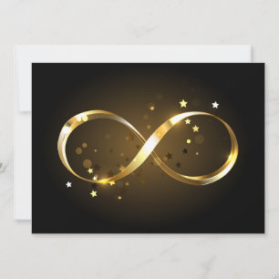 Golden Infinity Symbol Save The Date