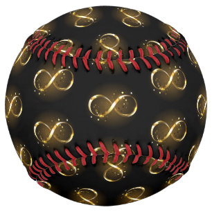 Golden Infinity Symbol Softball