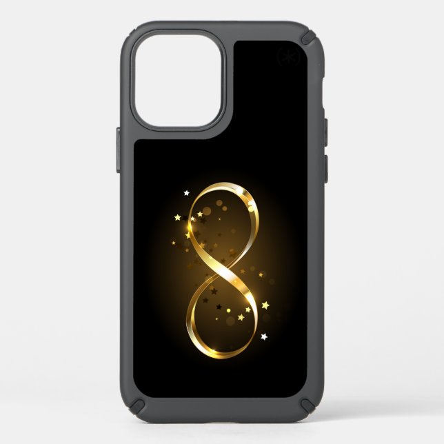 Golden Infinity Symbol Speck iPhone 12 Case (Front)