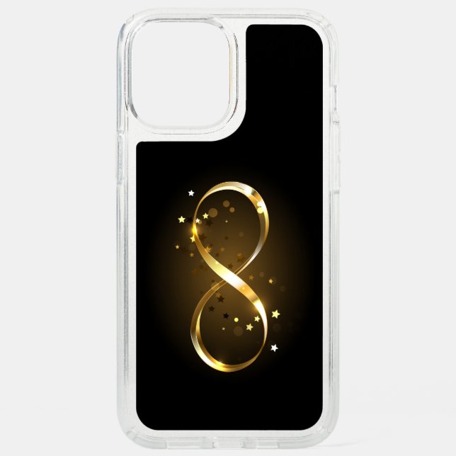 Golden Infinity Symbol Speck iPhone 12 Pro Max Case (Front)