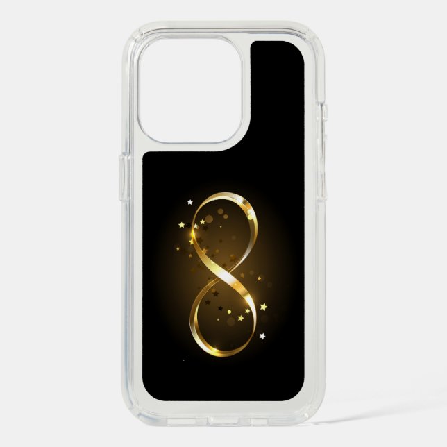 Golden Infinity Symbol Speck iPhone Case (Front)