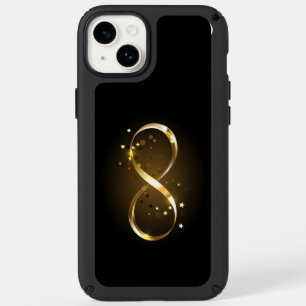 Golden Infinity Symbol Speck iPhone 14 Plus Case