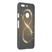 Golden Infinity Symbol Uncommon Google Pixel Case (Back/Right)